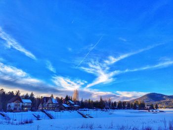 Snow covered landscape