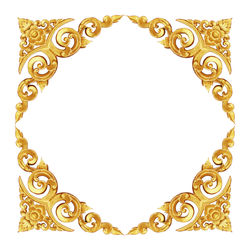 Low angle view of ornate decoration