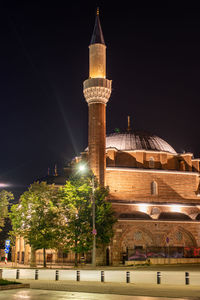 Banya bashi mosque - night photo, sofia, bulgaria