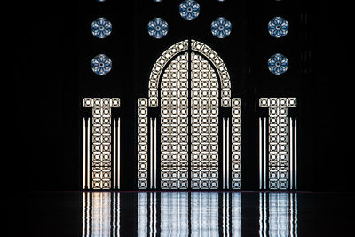 View of ornate entrance of building