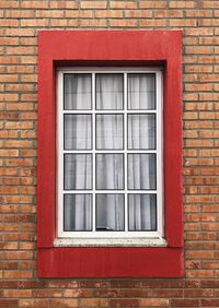 Window of building