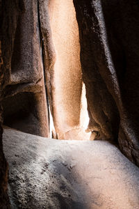 Close-up of rock formation