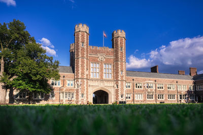 View of historic building against sky