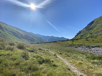 Scenic view of landscape against sky
