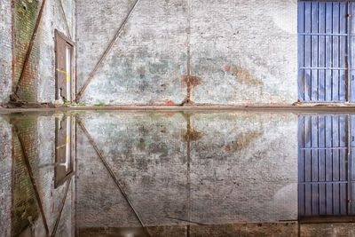 Full frame shot of old weathered wall