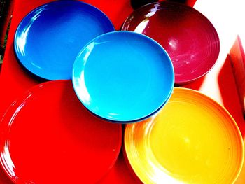 Close-up of red object on white background