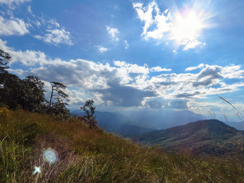 Scenic view of landscape against sky