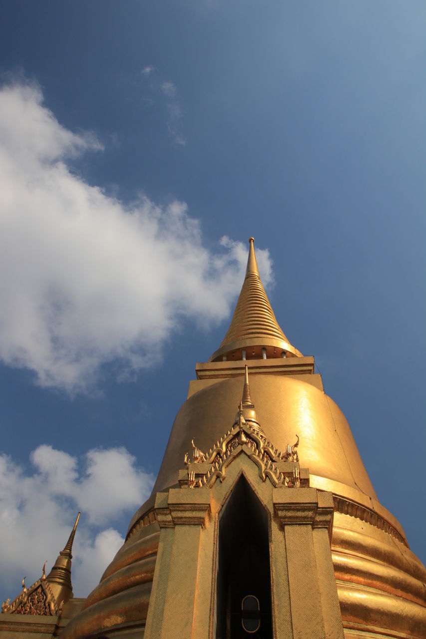 LOW ANGLE VIEW OF TEMPLE