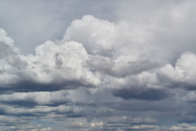 Low angle view of clouds in sky