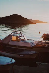 Boat in sea