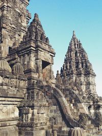 Low angle view of temple