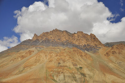 Scenic view of rocky mountains against sky