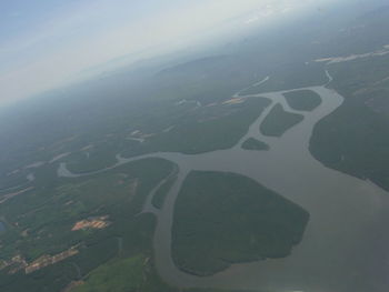 Aerial view of landscape