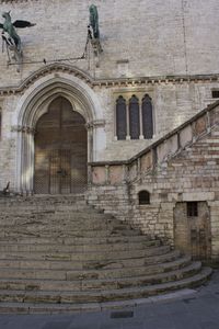 Low angle view of old building