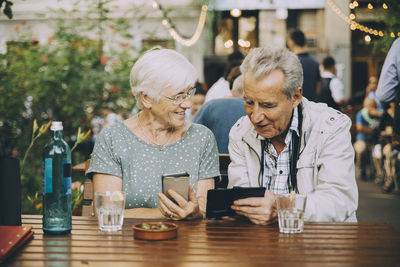 Group of people on table