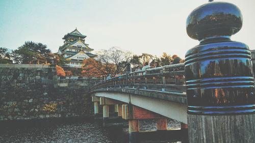 Built structure in front of building