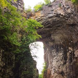 Rock formations in sea