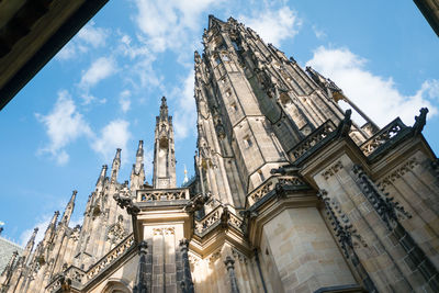 Low angle view of cathedral against sky