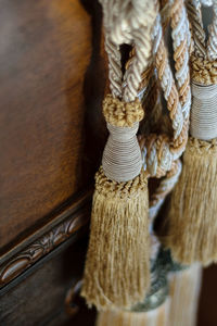 High angle view of decoration on table