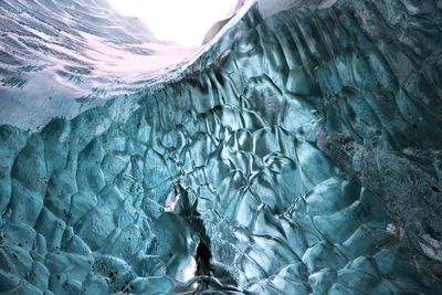 Scenic view of ice cave