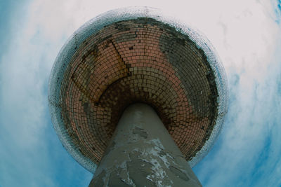 Low angle view of bridge against sky