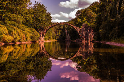 Rakotz bridge. rakotzbrucke. devil's bridge. germany. high quality photo