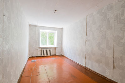 Interior of abandoned house