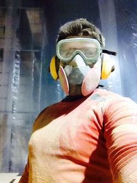 Close-up of young woman