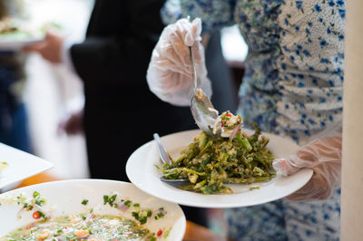 Close-up of food in plate