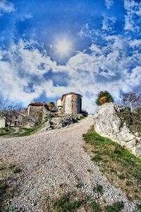 Old ruins against sky