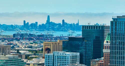 Cityscape against sky