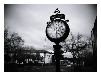 Low angle view of clock tower