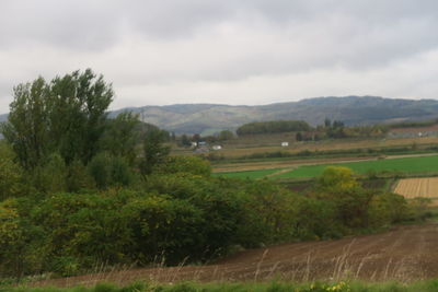 Scenic view of landscape against sky