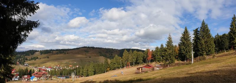 Panoramic view of landscape against sky