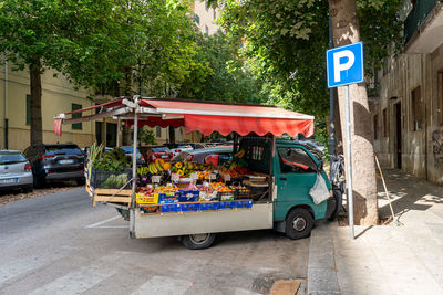 People in market