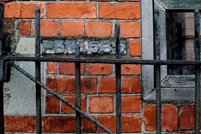 Full frame shot of brick wall