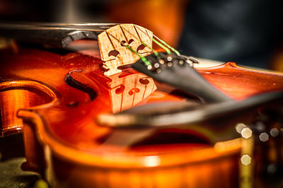 Close-up of guitar