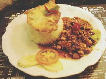 Close-up of food