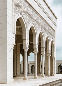 Low angle view of historical building