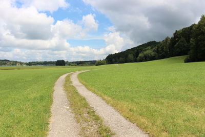 Scenic view of landscape against sky