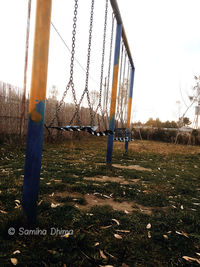 View of soccer field