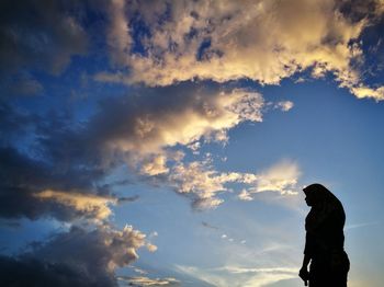 Low angle view of clouds in sky