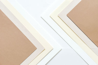 High angle view of staircase