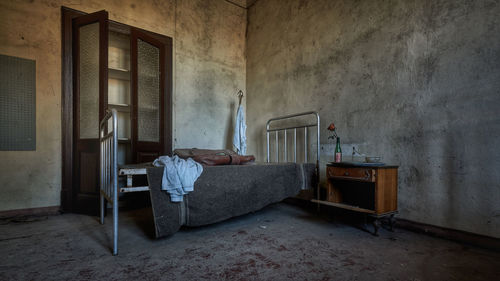 Interior of abandoned room