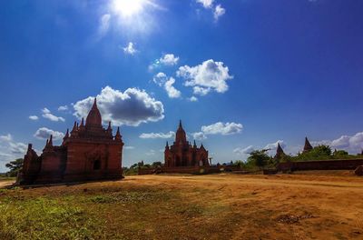 View of temple against sky