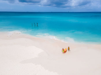 People on beach