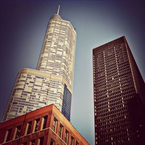 Low angle view of skyscrapers