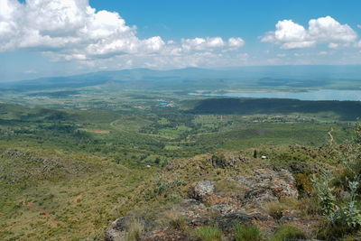 Scenic view of landscape against sky