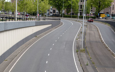 View of road in city