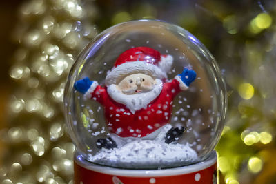 Close-up of christmas decoration